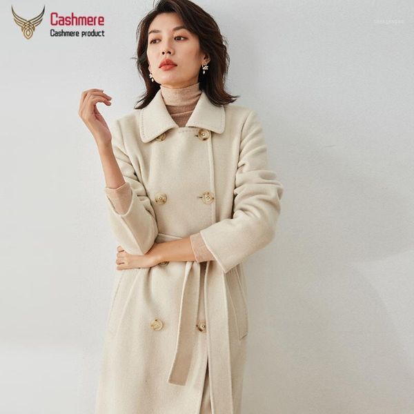 coat women's wool long cashmere women white 2021 winter double breasted temperament commuter & blends, Black
coat women's wool long cashmere women white 2021 winter double breasted temperament commuter & blends, Black