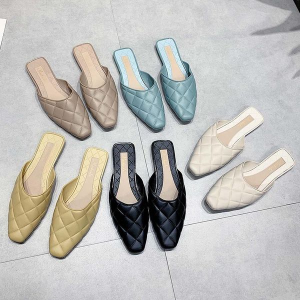 slippers 2021 summer women round toe slides shallow flats heeled slip on sewing design white/black/beige size 35-39
slippers 2021 summer women round toe slides shallow flats heeled slip on sewing design white/black/beige size 35-39