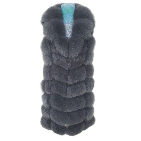 women's fur & faux vest outerwear overcoat long design lapel -neck sweater waistcoat natural the, Black
women's fur & faux vest outerwear overcoat long design lapel -neck sweater waistcoat natural the, Black