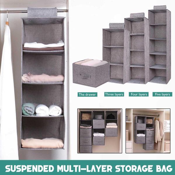 clothing & wardrobe storage hanging bag interlayer drawer type clothes organizer multi-layer cotton linen washable
clothing & wardrobe storage hanging bag interlayer drawer type clothes organizer multi-layer cotton linen washable