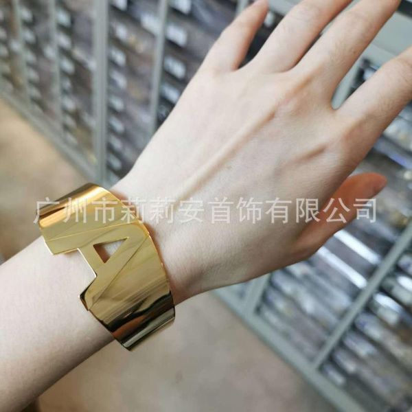 european and american fashion personality hip hop letter hollowed out c-shaped open bracelet titanium steel lovers jewelry bangle, Black
european and american fashion personality hip hop letter hollowed out c-shaped open bracelet titanium steel lovers jewelry bangle, Black