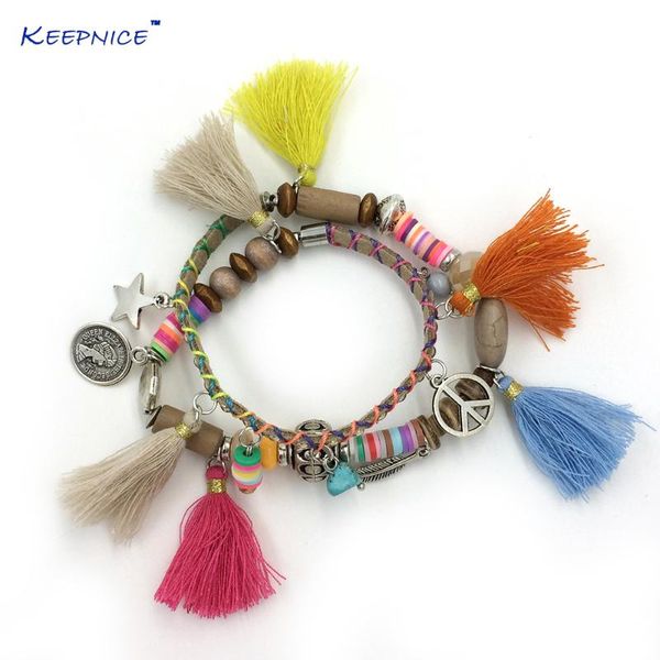 rushed tension setting rolo chain ethnic handcraft bracelets friendship bracelet tassel charm bangle beaded bohemia link,, Black
rushed tension setting rolo chain ethnic handcraft bracelets friendship bracelet tassel charm bangle beaded bohemia link,, Black
