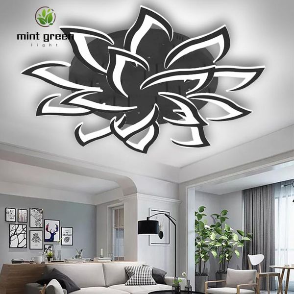 ceiling lights black led chandelier for living room bedroom home modern decor fixtures
ceiling lights black led chandelier for living room bedroom home modern decor fixtures