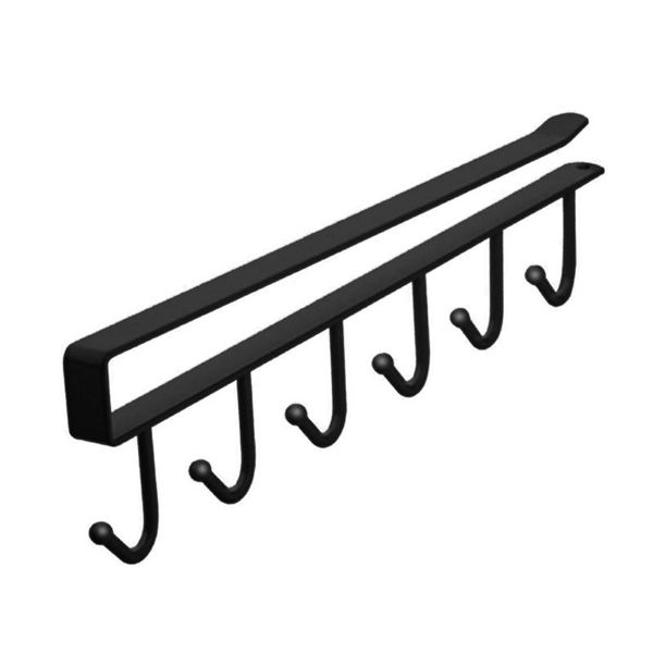 hooks & rails metal iron 6 under cabinet storage rack coffee cup mug organizer holder kitchen cupboard shelf hanger hanging racks
hooks & rails metal iron 6 under cabinet storage rack coffee cup mug organizer holder kitchen cupboard shelf hanger hanging racks