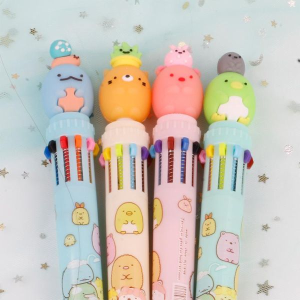 cute creative cartoon animal dumplings 10-color ballpoint pen simple candy-colored hand-book stationery pens, Blue;orange
cute creative cartoon animal dumplings 10-color ballpoint pen simple candy-colored hand-book stationery pens, Blue;orange