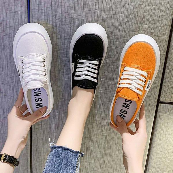 shoes woman 2021 candy colors lady low cover toe slippers casual platform girl luxury pu rubber basic slides fashion fabric canv, Black
shoes woman 2021 candy colors lady low cover toe slippers casual platform girl luxury pu rubber basic slides fashion fabric canv, Black