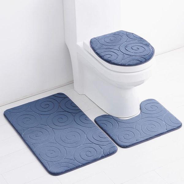 3pcs/set bathroom mat set rug absorbent non-slip bath carpet shower toliet washable tapete banheiro mats
3pcs/set bathroom mat set rug absorbent non-slip bath carpet shower toliet washable tapete banheiro mats