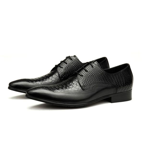 large size eur45 black serpentine grain business shoes genuine leather social mens dress
large size eur45 black serpentine grain business shoes genuine leather social mens dress