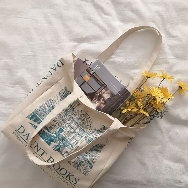 women canvas shoulder bag london daunt books daily shopping bags students book bag cotton cloth handbags large tote for girls
women canvas shoulder bag london daunt books daily shopping bags students book bag cotton cloth handbags large tote for girls