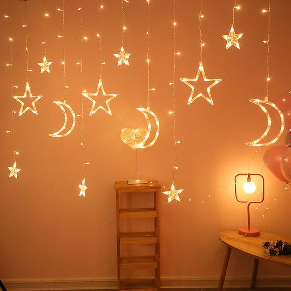 strings eu plug moon star led fairy string light garland eid mubarak ramadan decoration christmas holiday lighting wedding party
strings eu plug moon star led fairy string light garland eid mubarak ramadan decoration christmas holiday lighting wedding party