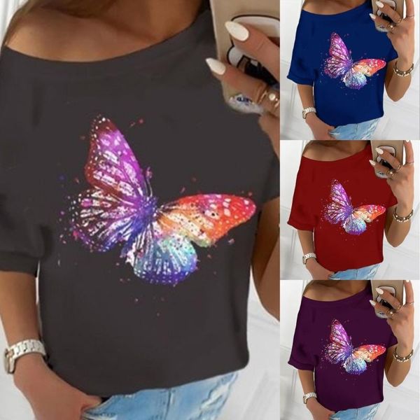 butterfly flowers printing t-shirts women summer clothes for girls vogue woman t shirts graphic round neck camisetas mujer women's t-s, White
butterfly flowers printing t-shirts women summer clothes for girls vogue woman t shirts graphic round neck camisetas mujer women's t-s, White
