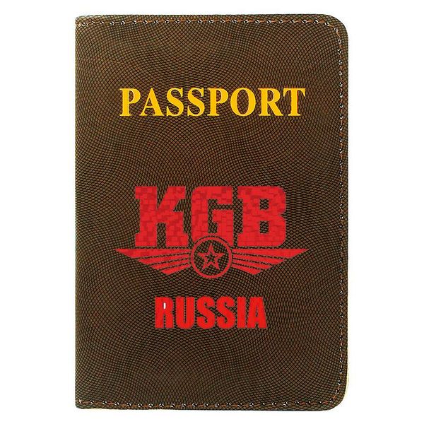 card holders classic russia kgb passport cover pu leather men women travel id holder case, Brown;gray
card holders classic russia kgb passport cover pu leather men women travel id holder case, Brown;gray
