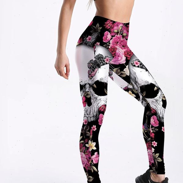 women leggings printed flower skull workout clothes jeggings fitness legging plus size drop, Black
women leggings printed flower skull workout clothes jeggings fitness legging plus size drop, Black