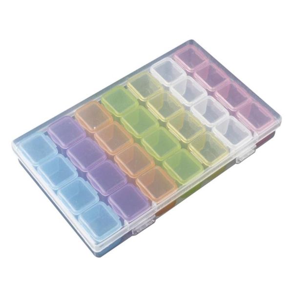 nail art kits craft storage box with 28 mini compartments grids 5d diamond painting and cross stitch tools accessory containers
nail art kits craft storage box with 28 mini compartments grids 5d diamond painting and cross stitch tools accessory containers