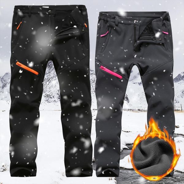 autumn winter outdoor sports trekking women pant thicken fleece lined hiking waterproof and windproof male trousers, Black
autumn winter outdoor sports trekking women pant thicken fleece lined hiking waterproof and windproof male trousers, Black