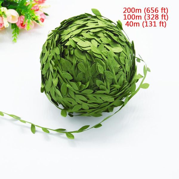 decorative flowers & wreaths 40/100/200 meter silk leaf vine hand make artificial green plants leaves for wedding christmas decoration diy g
decorative flowers & wreaths 40/100/200 meter silk leaf vine hand make artificial green plants leaves for wedding christmas decoration diy g