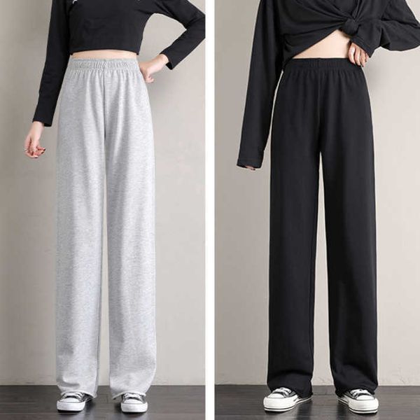 grey sports pants women's spring and summer thin loose straight tube 2021 wide leg high waist down casual, Black;white
grey sports pants women's spring and summer thin loose straight tube 2021 wide leg high waist down casual, Black;white