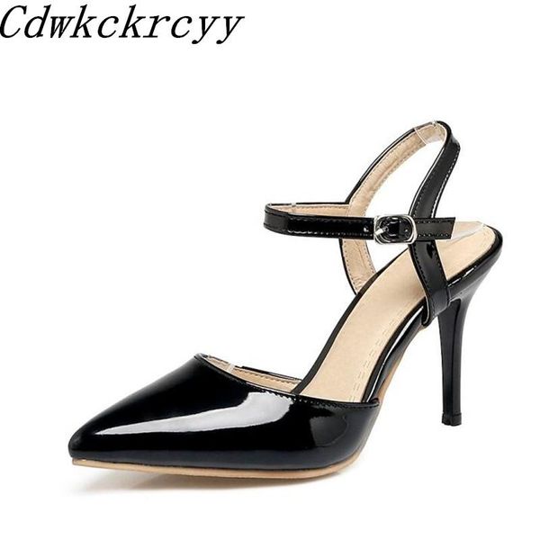 summer pattern fashion cusp fine heel women sandals simplicity comfortable banquet size 34-48, Black
summer pattern fashion cusp fine heel women sandals simplicity comfortable banquet size 34-48, Black