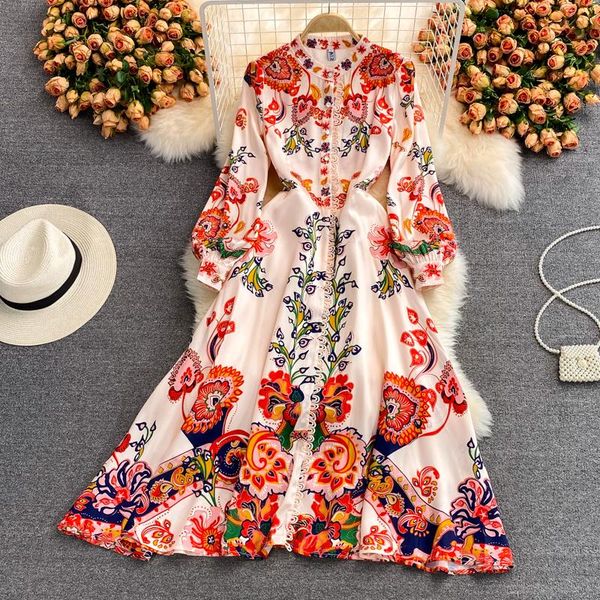 casual dresses aibeautyer summer floral print full lady dress vintage a line stand collar chiffon pullover mif-calf women, Black;gray
casual dresses aibeautyer summer floral print full lady dress vintage a line stand collar chiffon pullover mif-calf women, Black;gray