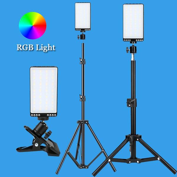 portable rgb video light panel with tripod long arm holder clip rechargable pography lighting for live streaming po studio flash heads
portable rgb video light panel with tripod long arm holder clip rechargable pography lighting for live streaming po studio flash heads