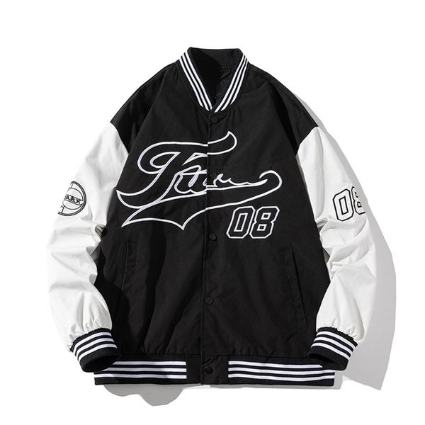 streetwear baseball jacket men women varsity japanese letter embroidery patchwork spring autumn couples clothes 211126, Black;brown
streetwear baseball jacket men women varsity japanese letter embroidery patchwork spring autumn couples clothes 211126, Black;brown