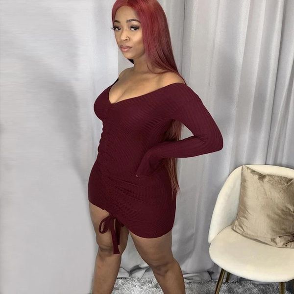 ribbed knit off shoulder flare long sleeve dress women v-neck clubwear fashion strip stacked bodycon mini 2021 casual dresses, Black;gray
ribbed knit off shoulder flare long sleeve dress women v-neck clubwear fashion strip stacked bodycon mini 2021 casual dresses, Black;gray
