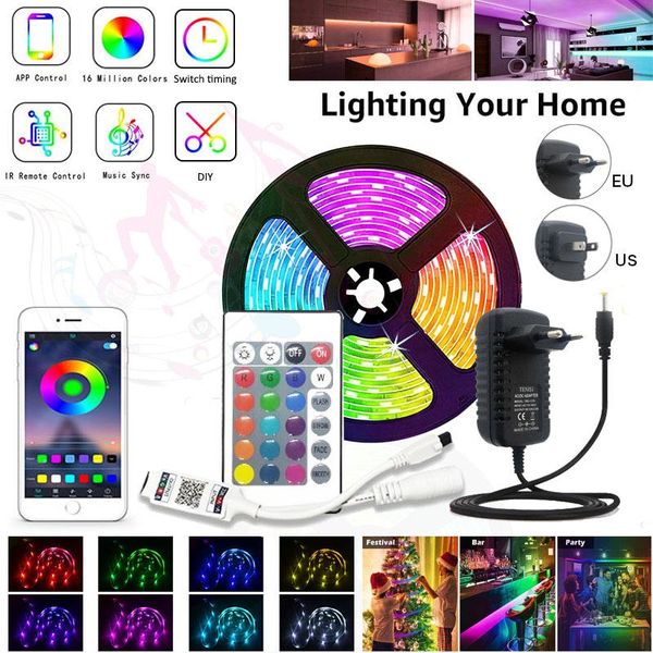 strips led lights bluetooth luces lamp rgb smd flexible waterproof tape diode home decoration smart controller lighting
strips led lights bluetooth luces lamp rgb smd flexible waterproof tape diode home decoration smart controller lighting