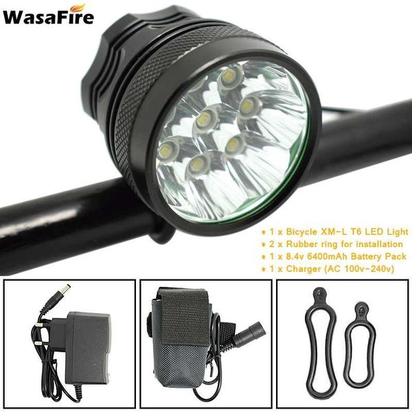 wasafire led cycling light 8* xm-l t6 3 modes 12000lm bike front 4*18650 battery pack charger headlamp lights
wasafire led cycling light 8* xm-l t6 3 modes 12000lm bike front 4*18650 battery pack charger headlamp lights