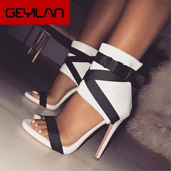 fashion women shoes rome classic sandals gladiator pumps peep-toe collision patchwork stilettos high heels, Black 
fashion women shoes rome classic sandals gladiator pumps peep-toe collision patchwork stilettos high heels, Black