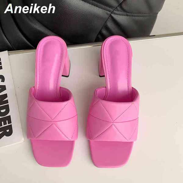 pu sewing women's shoes summer square open toe slip-on mid heels ladies slippers rose red sapatos das mulheres 210507, Black
pu sewing women's shoes summer square open toe slip-on mid heels ladies slippers rose red sapatos das mulheres 210507, Black