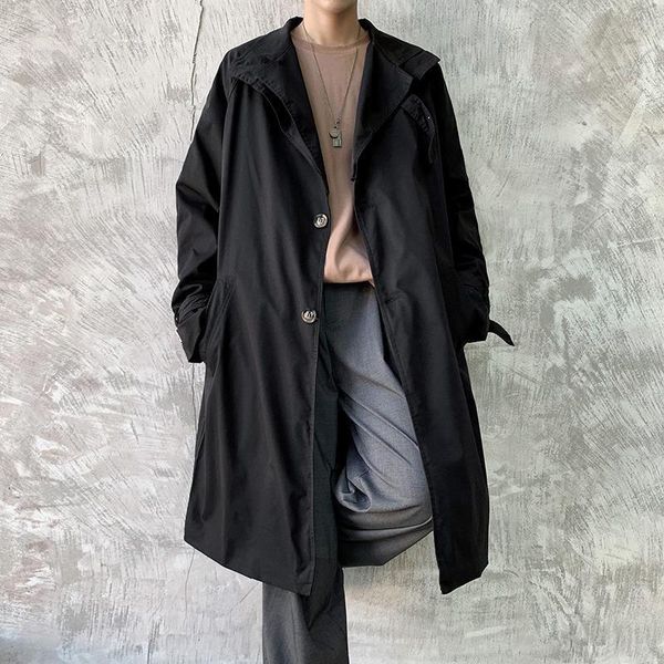 men's trench coats autumn fashion solid color casual long coat men streetwear wild loose korean windbreaker jacket mens 5jm3, Tan;black
men's trench coats autumn fashion solid color casual long coat men streetwear wild loose korean windbreaker jacket mens 5jm3, Tan;black