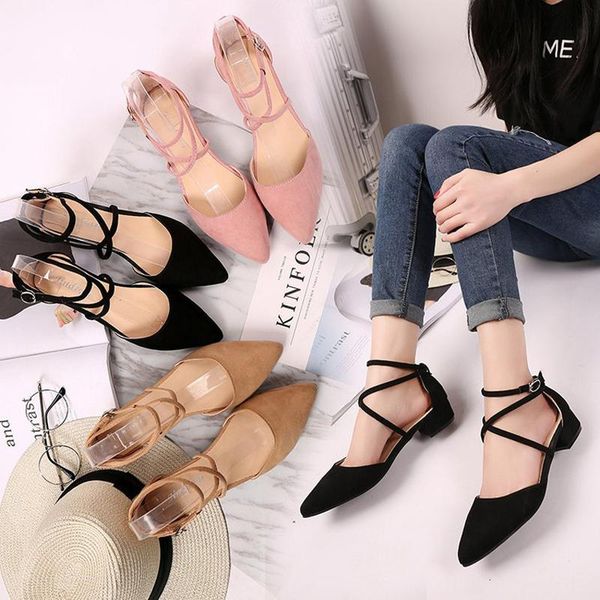 dress shoes office ladies low square heels pumps 2021 spring summer cross ankle strap gladiator woman casual sandals plus size, Black
dress shoes office ladies low square heels pumps 2021 spring summer cross ankle strap gladiator woman casual sandals plus size, Black