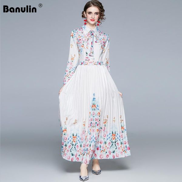 autumn runway maxi dress women's long sleeve flower print female lace up sashes holiday pleated shirt casual dresses, Black;gray
autumn runway maxi dress women's long sleeve flower print female lace up sashes holiday pleated shirt casual dresses, Black;gray