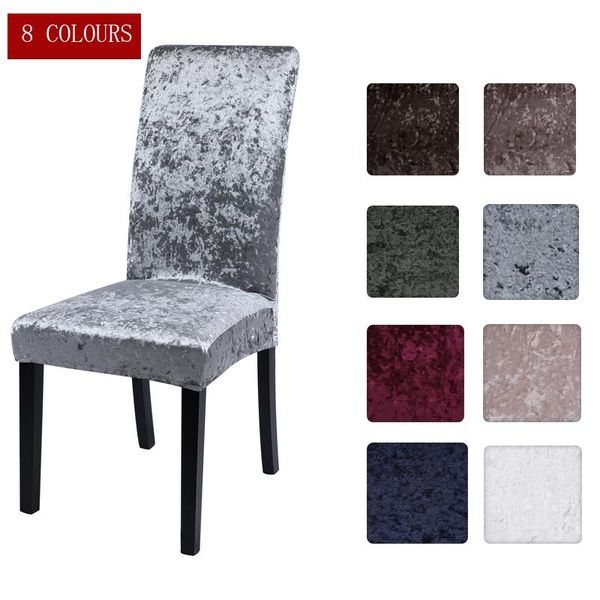 crushed velvet dining chair cover spandex elastic slipcover room case for kitchen wedding banquet covers
crushed velvet dining chair cover spandex elastic slipcover room case for kitchen wedding banquet covers
