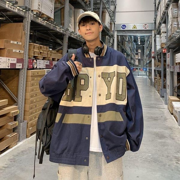 men's jackets clothes korean version of the trend baseball uniform sports and leisure functional streetwear hip hop jacket, Black;brown
men's jackets clothes korean version of the trend baseball uniform sports and leisure functional streetwear hip hop jacket, Black;brown