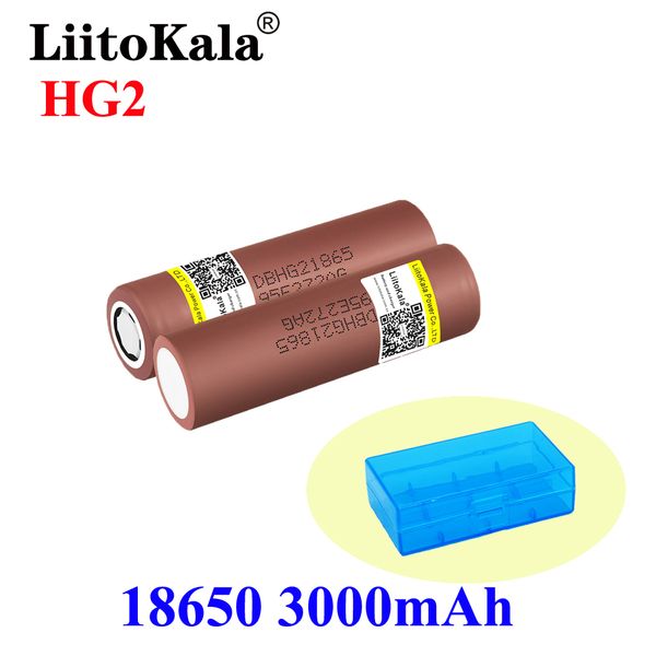 2pcs liitokala 100% hg2 18650 3000mah rechargeable battery 18650hg2 3.6v discharge 20a max 35a power batteries
2pcs liitokala 100% hg2 18650 3000mah rechargeable battery 18650hg2 3.6v discharge 20a max 35a power batteries