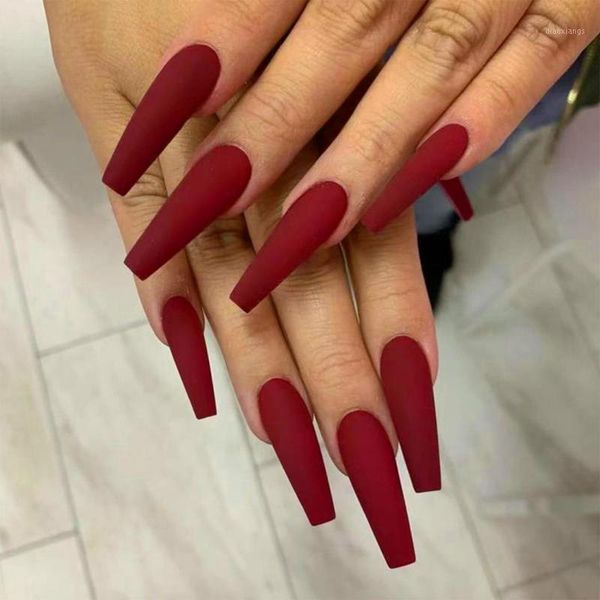 24pcs detachable false nails ballerina wearable long solid color fake full cover coffin extension1, Red;gold
24pcs detachable false nails ballerina wearable long solid color fake full cover coffin extension1, Red;gold