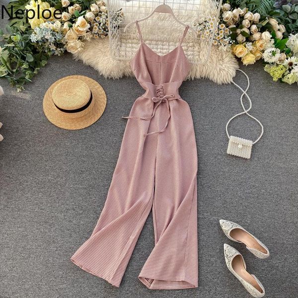 v neck open back womens jumpsuit summer holiday high waist hip drawstring design bodysuit solid plaid playsuit, Black;white
v neck open back womens jumpsuit summer holiday high waist hip drawstring design bodysuit solid plaid playsuit, Black;white