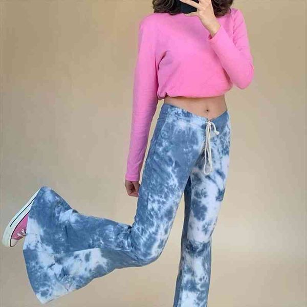 dewadbow flare high waist womens pant y2k vintage wild tie dye trousers streetwear fashion casual outfits boot cut, Black;white
dewadbow flare high waist womens pant y2k vintage wild tie dye trousers streetwear fashion casual outfits boot cut, Black;white