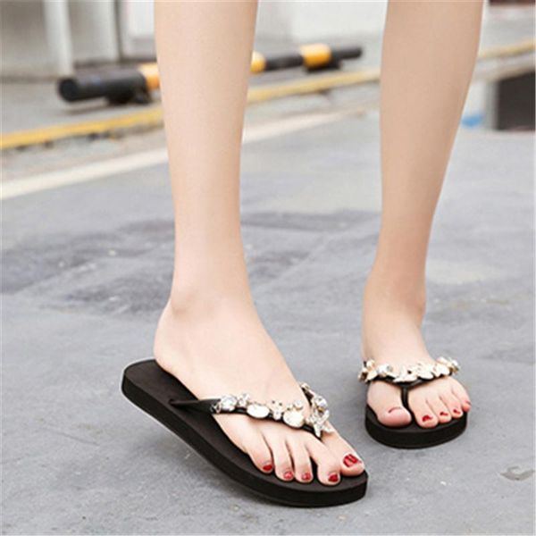 slippers enplei flip flops women beach rhinestone crystal home outside slipper flat sandals slip on slides non-slip shoes, Black
slippers enplei flip flops women beach rhinestone crystal home outside slipper flat sandals slip on slides non-slip shoes, Black