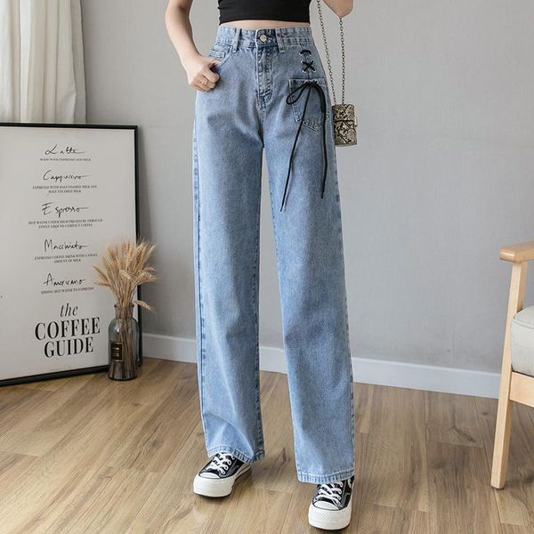 women's jeans high waist loose and thin straight 2021 summer xuan ya style mopping wide legs sagging little man type, Blue
women's jeans high waist loose and thin straight 2021 summer xuan ya style mopping wide legs sagging little man type, Blue
