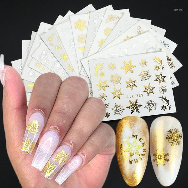 nail stickers set golden silver snowflake christmas design sliders for nails foil manicure decorations fashion decals lastz-ya1, Black
nail stickers set golden silver snowflake christmas design sliders for nails foil manicure decorations fashion decals lastz-ya1, Black