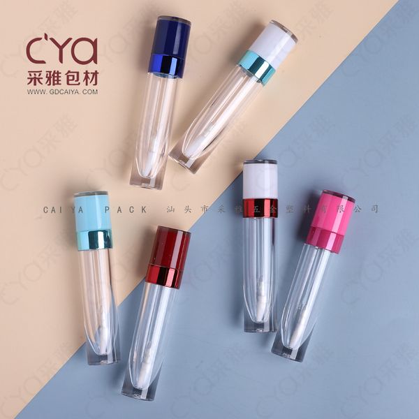 factory wholesale 8ml with note red blue lip color empty round transparent lip glaze tube
factory wholesale 8ml with note red blue lip color empty round transparent lip glaze tube