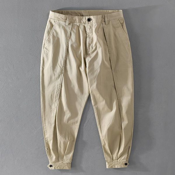 men's pants 7601 summer men cargo fashion japan style all-match casual tie feet solid color trousers student hip-hop loose male slacks, Black
men's pants 7601 summer men cargo fashion japan style all-match casual tie feet solid color trousers student hip-hop loose male slacks, Black