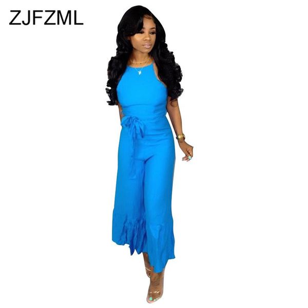 women's jumpsuits & rompers spaghetti strap womens jumpsuit off shoulder sleeveless wide leg romper summer ruffle spliced sashes beach, Black;white
women's jumpsuits & rompers spaghetti strap womens jumpsuit off shoulder sleeveless wide leg romper summer ruffle spliced sashes beach, Black;white