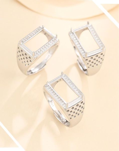 cluster rings 9*15mm 925 sterling silver semi mount bases blanks base blank pad ring setting set jewelry gift a5489, Golden;silver
cluster rings 9*15mm 925 sterling silver semi mount bases blanks base blank pad ring setting set jewelry gift a5489, Golden;silver
