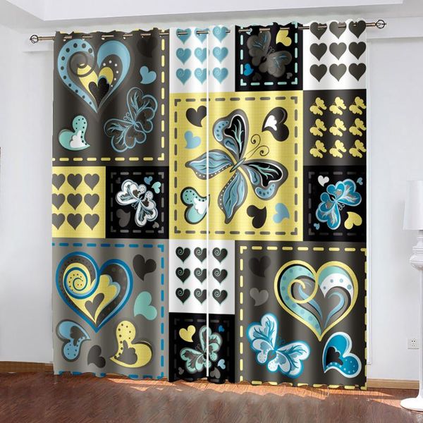 curtain & drapes home blackout decorative living room bedroom black silk cloth grommet curtains love bowknot pattern print
curtain & drapes home blackout decorative living room bedroom black silk cloth grommet curtains love bowknot pattern print