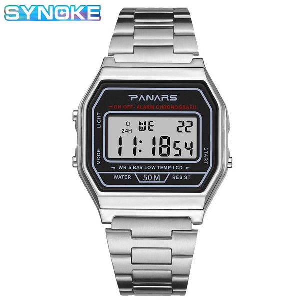 men's watches business stainless steel band waterproof led electronic clock reloj hombres watch for men wristwatches, Slivery;brown
men's watches business stainless steel band waterproof led electronic clock reloj hombres watch for men wristwatches, Slivery;brown