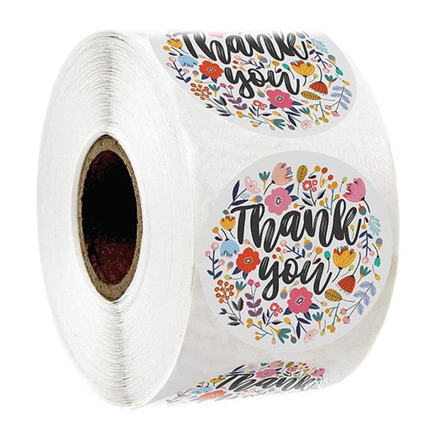 500pcs/roll thank you sticker flower seal labels round floral for diary gift packing decoration scrapbooking stickers wrap
500pcs/roll thank you sticker flower seal labels round floral for diary gift packing decoration scrapbooking stickers wrap