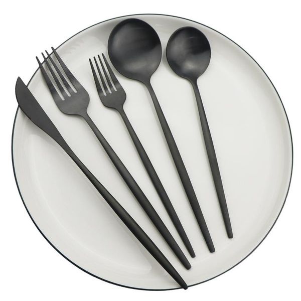 dinnerware sets 30pcs black cutlery set matte knife fork spoon 304 stainless steel flatware gold western kitchen silverware
dinnerware sets 30pcs black cutlery set matte knife fork spoon 304 stainless steel flatware gold western kitchen silverware